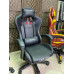 Кресло игровое 118F с подножкой ЧЕРНЫЙ