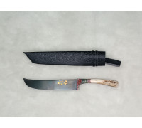 Пчак арт02 средний Косуля гарда гравировка ШХ15 16-18 см